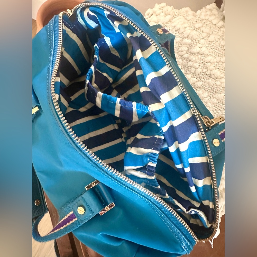Tory Burch Blue and Gold Women's Bag - Picture 10 of 10